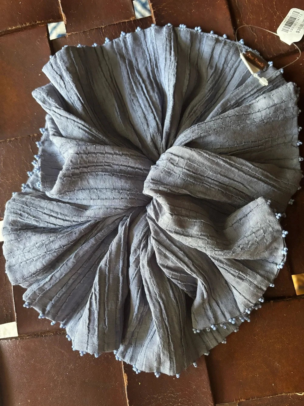 Free People Calypso Beaded Trim Scrunchie NWT